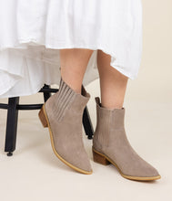 Load image into Gallery viewer, Leonor Suede Ankle Boot in Taupe
