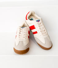 Load image into Gallery viewer, Madrid Sneaker in Beige/Red
