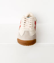 Load image into Gallery viewer, Madrid Sneaker in Beige/Red
