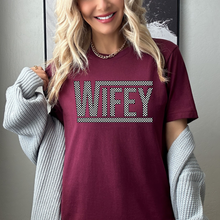 Load image into Gallery viewer, Wifey Checkered Tee - Gildan Softstyle
