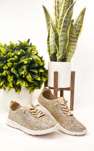 Load image into Gallery viewer, Not Rated Glitter Sneaker in Gold - Rural Haze
