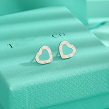 Load image into Gallery viewer, Meg Heart Stud Earrings
