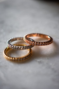 Amina Rose Gold Ring Band