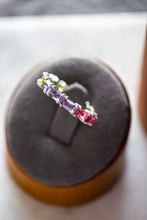 Load image into Gallery viewer, Sadie Multicolor Sterling Silver Ring Band
