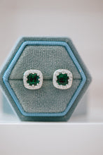 Load image into Gallery viewer, Essia Green Stud Earrings
