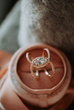Load image into Gallery viewer, Because Of You Marquise Cut Rose Gold Ring
