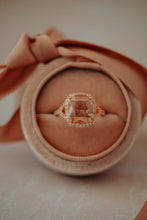 Load image into Gallery viewer, Astra Morganite Rose Gold Ring

