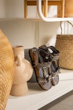 Load image into Gallery viewer, River Dance Woven Sandal in Pewter
