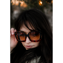 Load image into Gallery viewer, Ready to Ship | Tortoise  Megan Oversized Gradient Sunglasses
