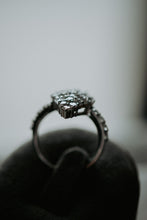 Load image into Gallery viewer, Melody Clustered Stone Sterling Silver Ring
