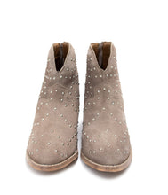 Load image into Gallery viewer, Twilight Western Suede Studded Heeled Ankle Boot

