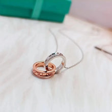 Load image into Gallery viewer, Olivia Interlocking Ring Necklace
