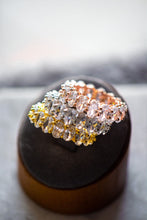 Load image into Gallery viewer, Madelyn Oval Cut Rose Gold Ring Band
