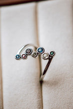 Load image into Gallery viewer, Aerin Multi-Stone Silver Ring
