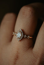 Load image into Gallery viewer, Flynn Marquise Cut Rose Gold Ring
