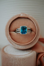 Load image into Gallery viewer, Dinah Blue Topaz 3PC Ring Set
