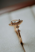 Load image into Gallery viewer, Flynn Marquise Cut Rose Gold Ring
