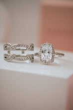 Load image into Gallery viewer, Janessa 2PC Sterling Silver Ring Set
