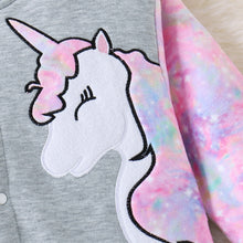 Load image into Gallery viewer, Unicorn Graphic Long Sleeve Jacket
