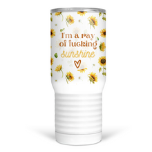 Load image into Gallery viewer, I&#39;m A Ray Of Fucking Sunshine 20 Oz Travel Tumbler
