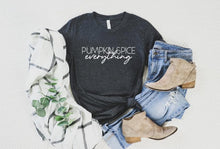 Load image into Gallery viewer, Pumpkin Spice Everything | Kid&#39;s Graphic Tee {Various Colors}
