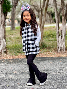 Black Butter Flares | Girls | Sizes: Toddler - Tween!