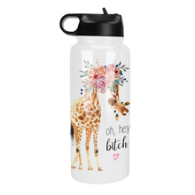 Load image into Gallery viewer, Oh Hey Bitch Giraffe 32 Oz Waterbottle
