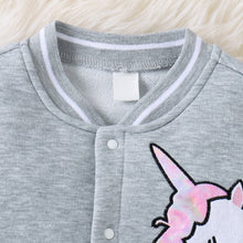 Load image into Gallery viewer, Unicorn Graphic Long Sleeve Jacket
