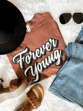 Load image into Gallery viewer, Forever Young | Women&#39;s Chestnut Tee
