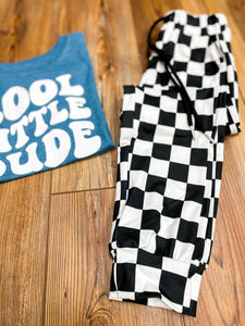 Kids' | Talladega Bizzy Butter Checker Drawstring Joggers