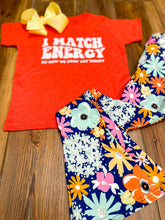 Load image into Gallery viewer, I Match Energy | Kid&#39;s Graphic Tee { Various Colors }
