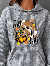 Load image into Gallery viewer, FALL MEANS FOOTBALL Y&#39;ALL Graphic Hoodie
