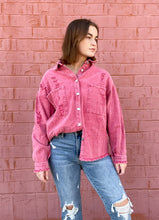 Load image into Gallery viewer, Adore You More | Women&#39;s Distressed Denim Jacket { Various Colors }
