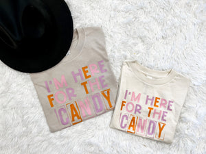 I'm Here For The Candy | Kid's Graphic Tee