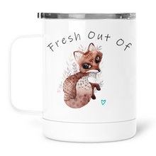 Load image into Gallery viewer, Fresh Out Of Fox Mug With Lid
