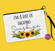 Load image into Gallery viewer, I&#39;m A Ray Of Fucking Sunshine Cosmetic Bag
