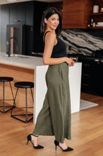 Load image into Gallery viewer, Harmony High Rise Wide Pants in Olive
