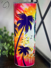 Load image into Gallery viewer, Groovy Summer Vibes 20oz Skinny Tumbler
