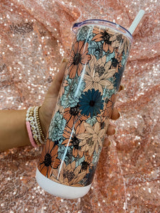 Boho Floral Tumbler