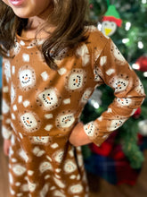 Load image into Gallery viewer, Call Me Cocoa | Girl&#39;s Long Sleeve Twirl Dress
