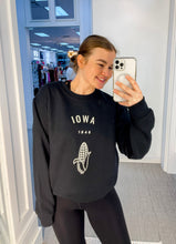 Load image into Gallery viewer, Iowa Est. Crewneck {Black or Burgundy|
