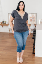Load image into Gallery viewer, It's Elemental Lace Trim V-Neck Top
