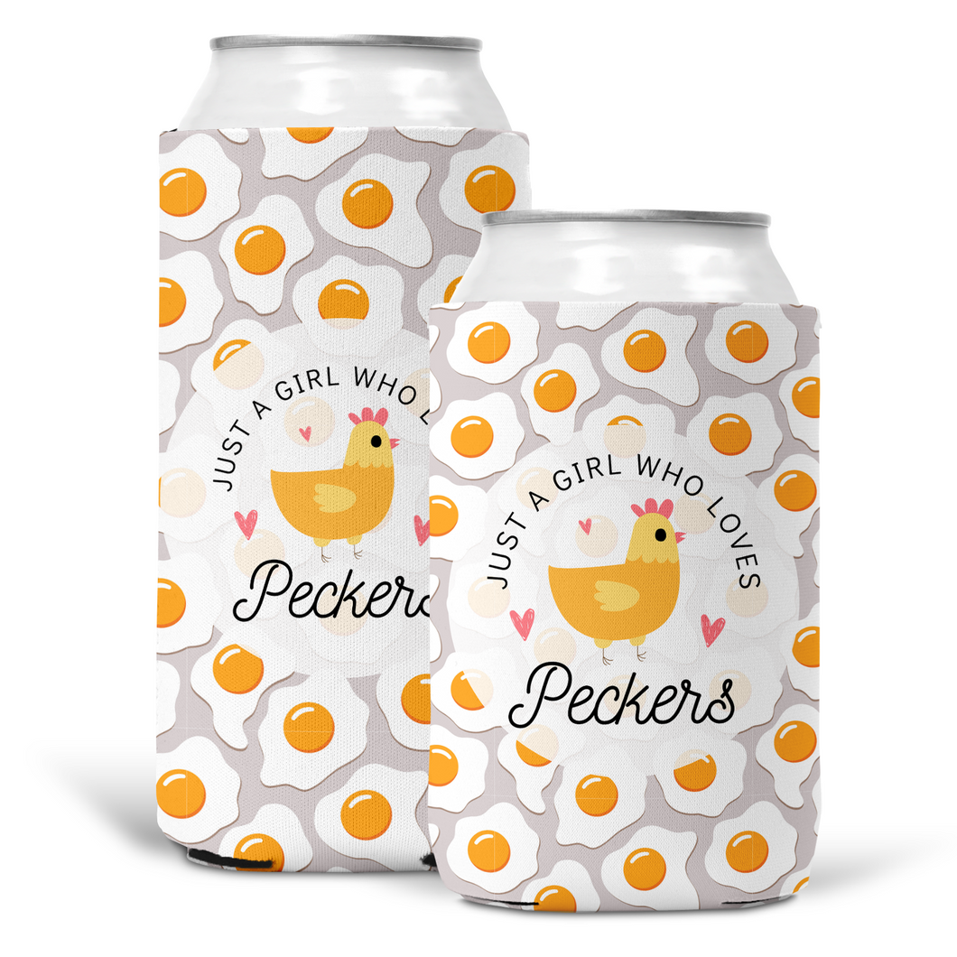Just A Girl Who Loves Peckers Soft Can Cooler