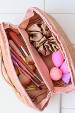 Load image into Gallery viewer, Large Capacity Quilted Makeup Bag in Pink
