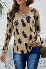 Load image into Gallery viewer, Large Dot Leopard Blouse
