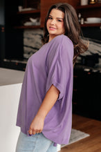 Load image into Gallery viewer, Lilac Whisper Dolman Sleeve Top
