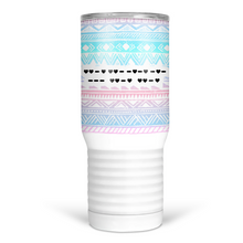 Load image into Gallery viewer, Morse Code Fuck Off 20 Oz Travel Tumbler
