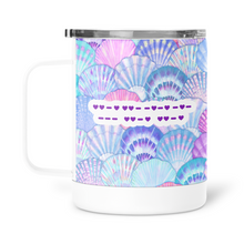 Load image into Gallery viewer, Fuck Off Morse Code Mug With Lid
