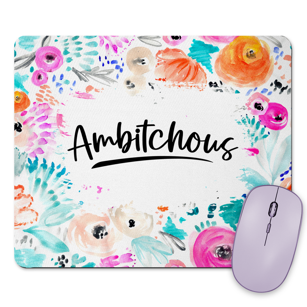 Ambitchous Mousepad & Coaster Set