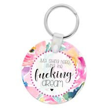 Load image into Gallery viewer, Living The Fucking Dream Acrylic Keychain
